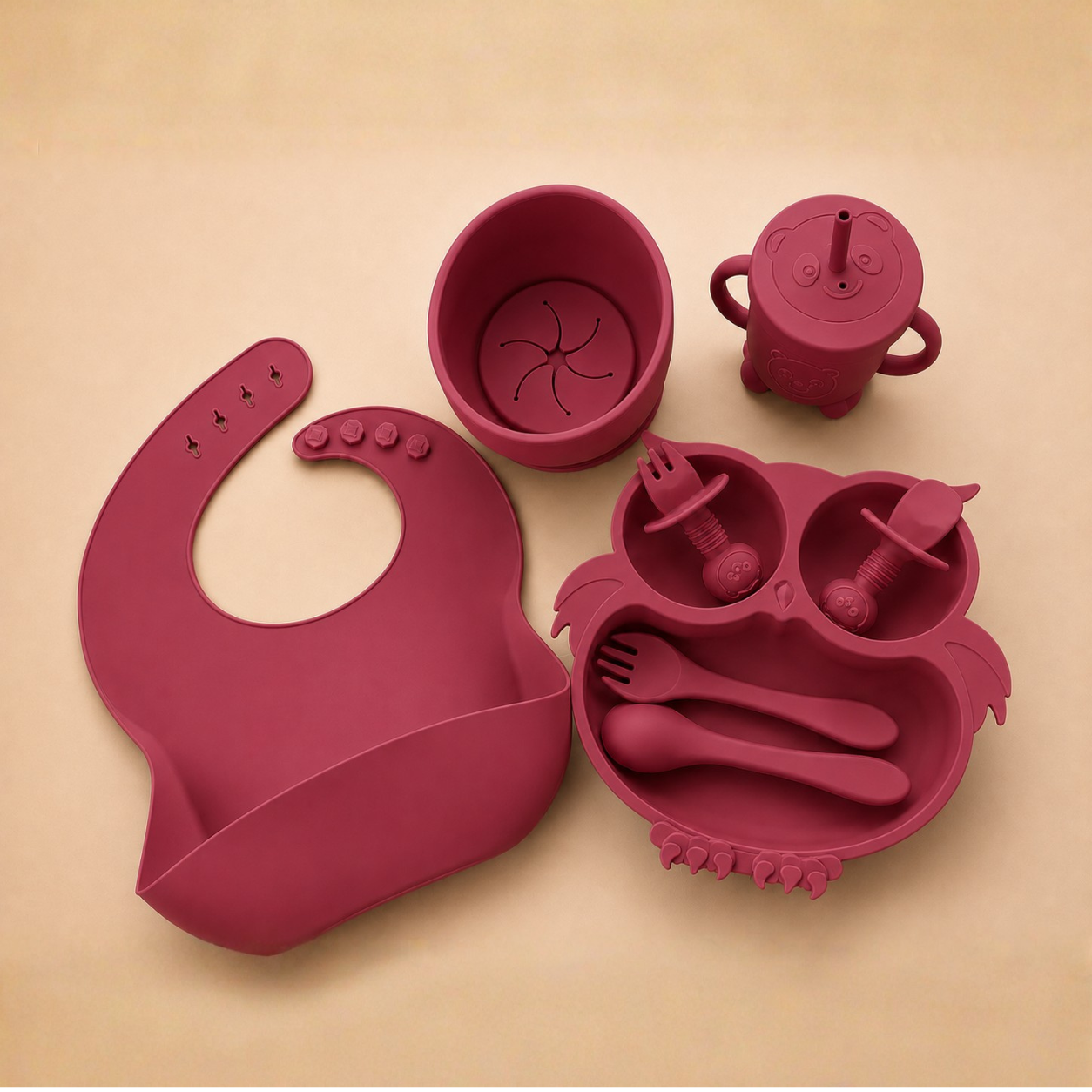 Dark Pink Owl